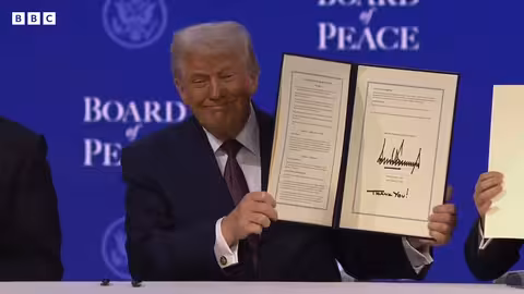 ترامب يعلن تأسيس مجلس السلام مع دول عربية