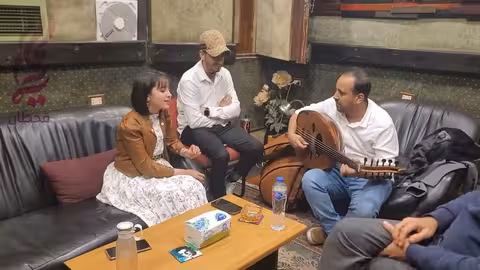 في كل ليلة تخطر ببالي عزف عود _ ماريا قحطان والفنان عمر ياسين عزف عود الفنان هيثم الحضرمي