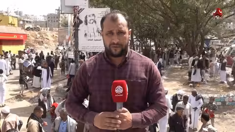 وقفة احتجاجية في تعز تطالب بتحرير المحافظة