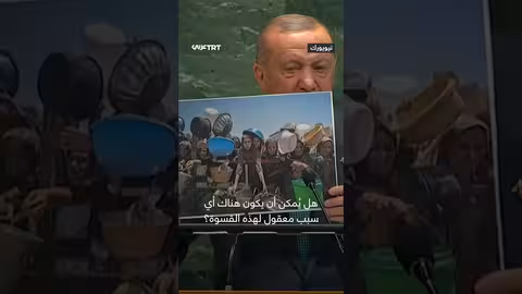 أردوغان يتحدث عن أوضاع غزة في الأمم المتحدة