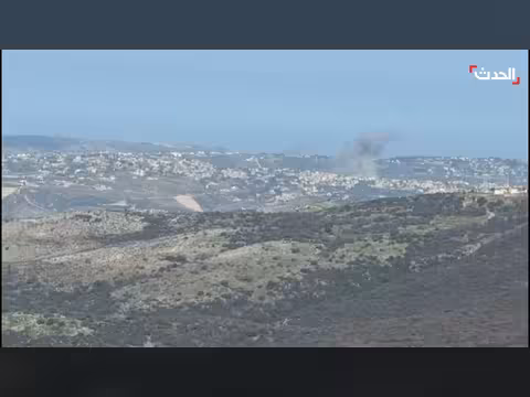 غارات إسرائيلية تستهدف مناطق جنوب لبنان، مشاهد حية