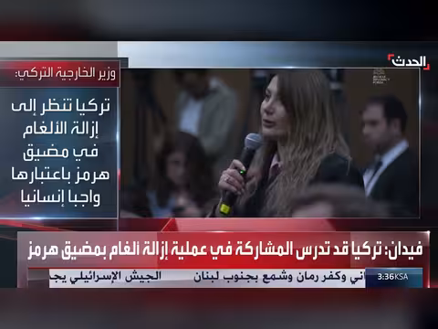 تركيا تدرس المشاركة في إزالة الألغام بمضيق هرمز