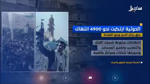 الشبكة اليمنية للحقوق والحريات توثق آلاف الانتهاكات الحوثية ضد رجال الدين ودور العبادة