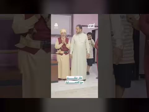 طار عقله بعد سقوط العمارة.. مشهد كوميدي ساخر