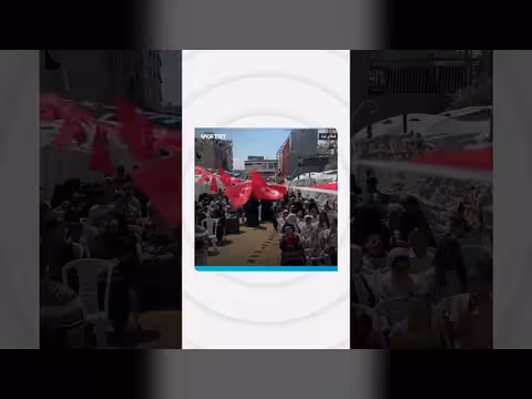 جمعية تركية تنشئ مخيماً للأرامل والأيتام في غزة