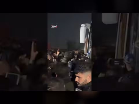 وصول أسرى قسد إلى الحسكة واستقبال أهاليهم لهم