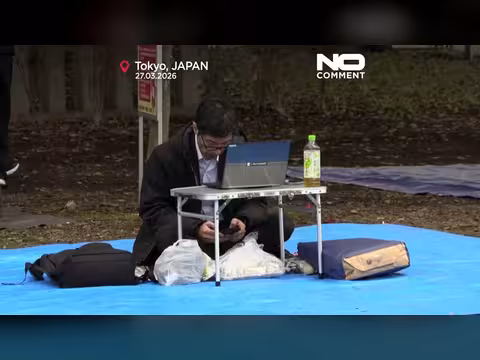 انطلاق موسم الساكورا في طوكيو مع نزهات حديقة أوينو