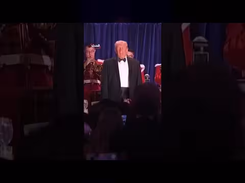 ترمب يصل لحفل عشاء جمعية مراسلي البيت الأبيض