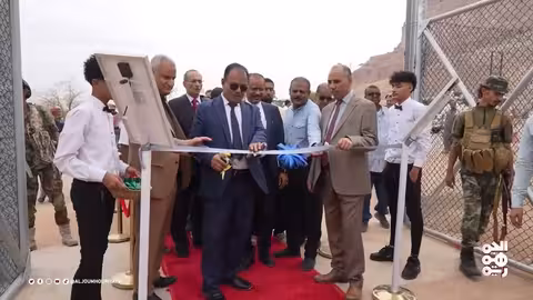 حضرموت: افتتاح مشروع طاقة شمسية لتشغيل حقول المياه