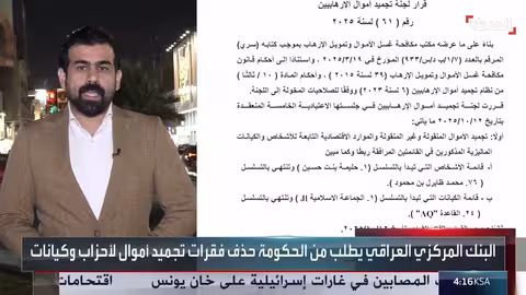 السوداني يوجه بالتحقيق في تراجع تصنيف حزب الله والحوثيين