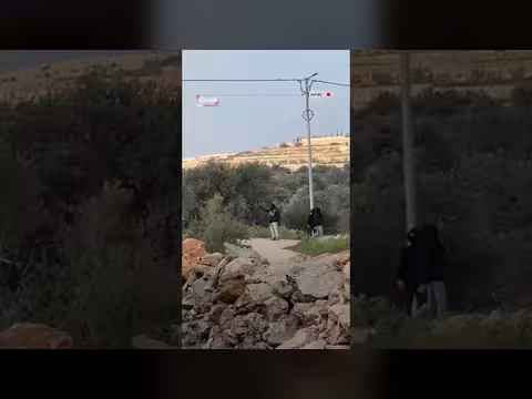 هجوم لمستوطنين إسرائيليين على قرية فلسطينية شرق رام الله