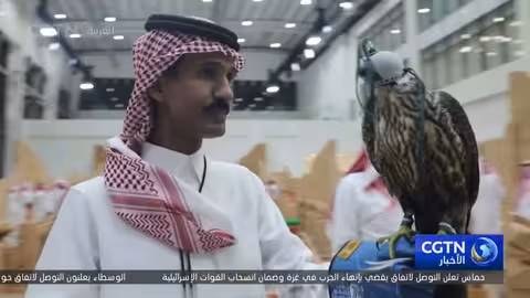 افتتاح أول جناح صيني في معرض الصقارة والصيد بالرياض