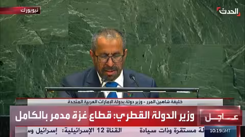 المرر يدعو لتحمل مجلس الأمن مسؤولياته لردع إسرائيل ودعم حل الدولتين