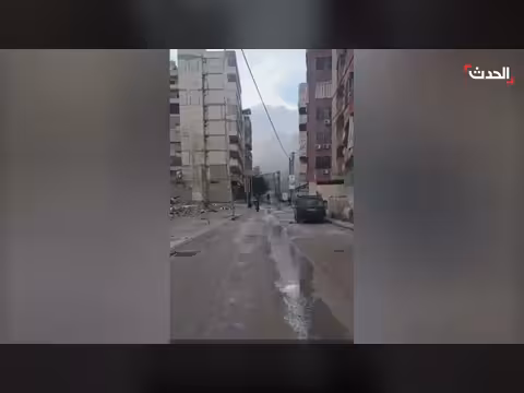 مشاهد حية لغارة إسرائيلية على الضاحية الجنوبية لبيروت قبل قليل