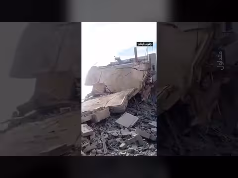 قصف إسرائيلي عنيف على بلدة شوكين