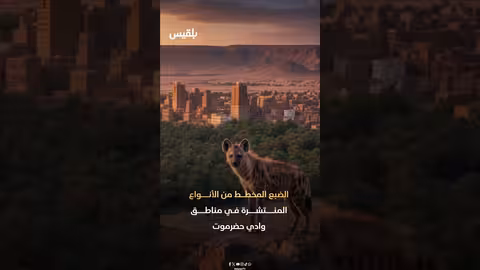 حضرموت: قلق من انتشار الضباع في تاربة وسيئون