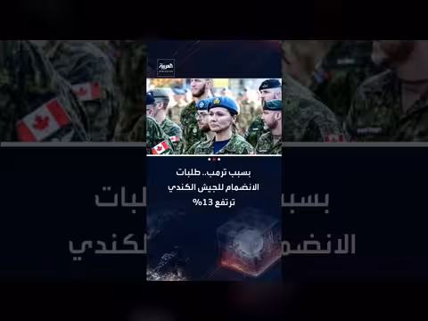 ارتفاع طلبات الانضمام للجيش الكندي 13% بعد تهديدات ترمب