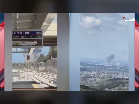 سقوط صواريخ إيرانية على تل أبيب ومحطة كهرباء إسرائيلية