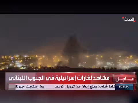 7 غارات إسرائيلية على دبين في الجنوب اللبناني