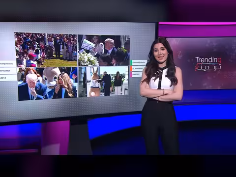 ترامب يناقش الحرب مع إيران بجوار أرنب الفصح