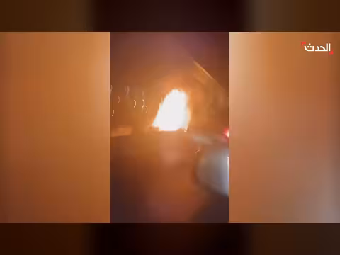 استهداف سيارة على أوتوستراد خلدة بثلاث صواريخ