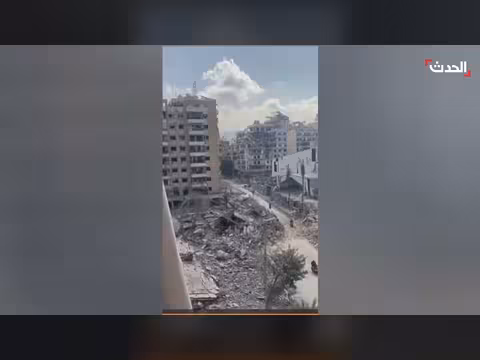 آثار الدمار بعد غارة إسرائيلية على النبطية جنوب لبنان