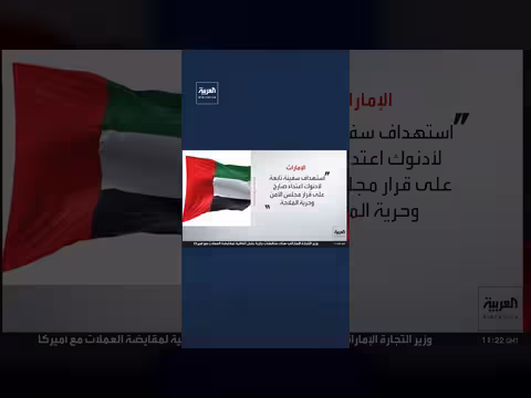 الإمارات تندد باستهداف سفينة أدنوك في مضيق هرمز