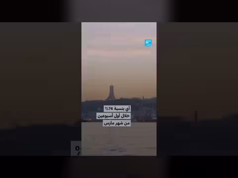 ارتفاع صادرات الجزائر من الغاز المسال 74% بسبب أزمة الخليج