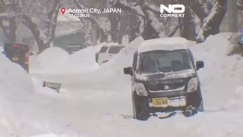 ثلوج كثيفة في اليابان تترك 45 قتيلا و500 جريحا