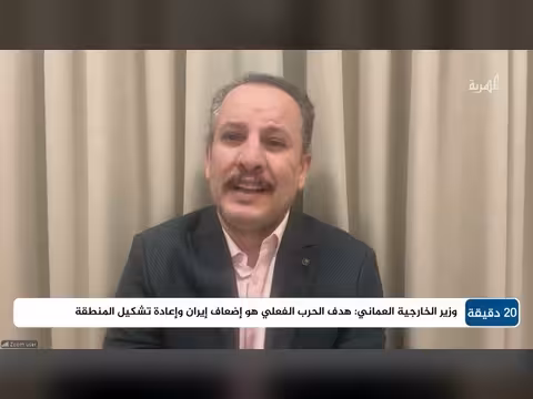 أنيس منصور: عمان دور محوري في وقف الحرب