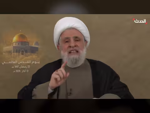 نعيم قاسم: المعركة لبنانية