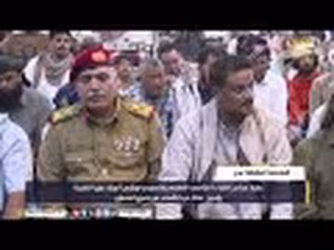 عضوا القيادة الرئاسية يؤدون صلاة عيد الأضحى