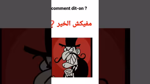 comment dit - on une personne qui n a pas de reconnaissance كفاش نقول: مفيكش الخير