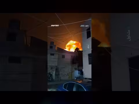 غارة إسرائيلية تستهدف محطة وقود قرب مخيم الرشيدية بجنوب لبنان