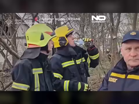 ضربة صاروخية وطائرات مسيرة على جيتومير الأوكرانية