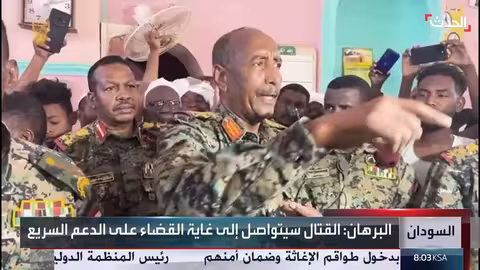 البرهان يعلن التعبئة العامة ويستبعد التفاوض مع الدعم السريع