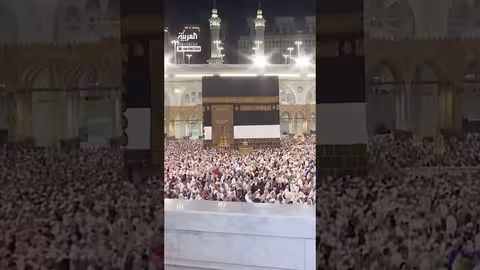 ازدحام المصلين في المسجد الحرام أثناء طواف الإفاضة