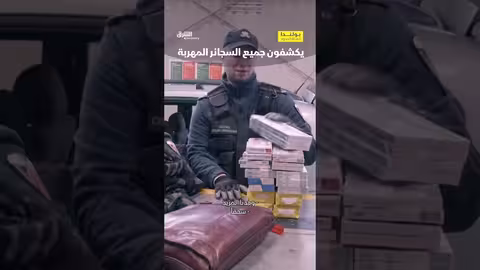 تهريب سجائر: اكتشاف كمية كبيرة في بولندا