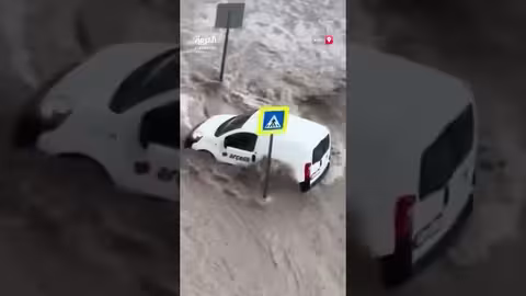 فيضانات مدمرة تضرب مدينة أنقرة التركية