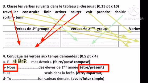 1ère année collège évaluation diagnostique التقويم التشخيصي