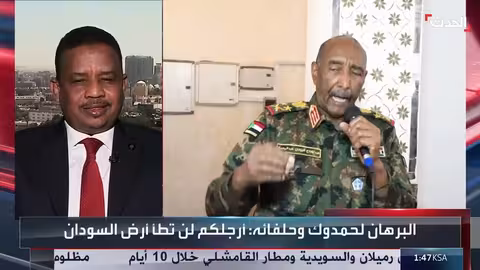 قيادي في صمود: تهديد البرهان لحمدوك انفعالي