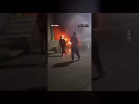 مستوطنون يهاجمون ممتلكات فلسطينية في نابلس بالضفة الغربية