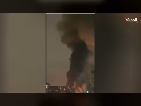 انفجارات في محيط مطار مهر آباد في طهران