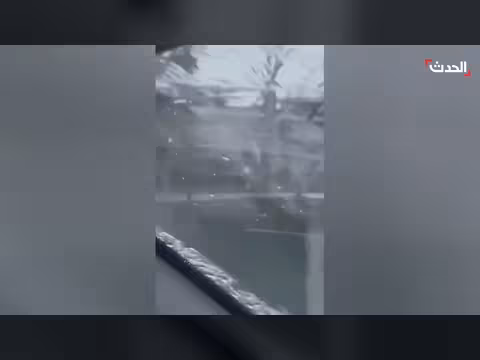 آثار الدمار في مبنى وزارة الدفاع الإيرانية