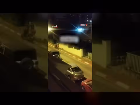 سقوط طائرة مسيرة وانفجارها في نهاريا