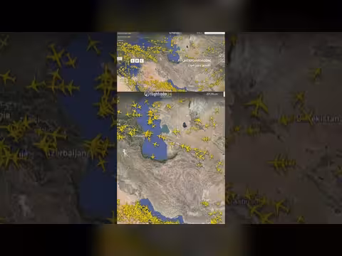 إيران: إلغاء الرحلات الجوية وتفريغ الأجواء بعد الضربات الأمريكية والإسرائيلية