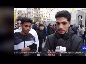 حزب الله ينظم تجمعا حاشدا يدعم إيران