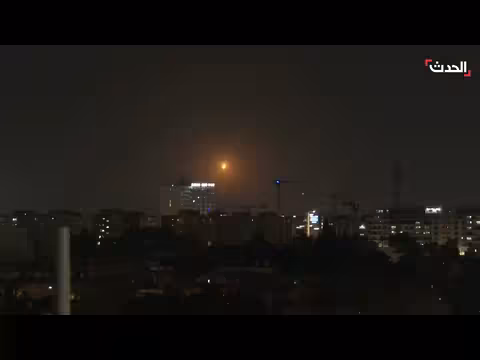 اعتراض صواريخ إيرانية في سماء تل أبيب