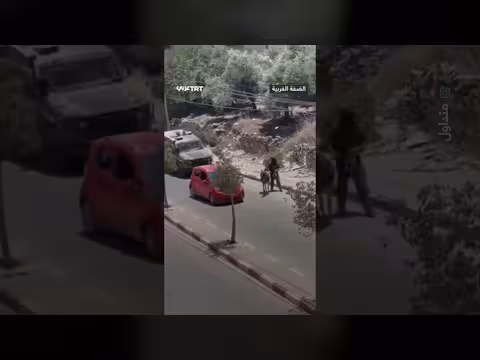جندي إسرائيلي يسرق حماراً
