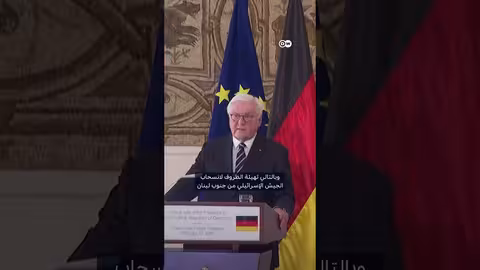 الرئيس الألماني من بيروت: رفض الاحتلال ونزع سلاح حزب الله